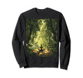 Calm Forest Meditation Scene Sweatshirt - Novelty Apparel Men Women - T-Shirt, Sweatshirt, Hoodie