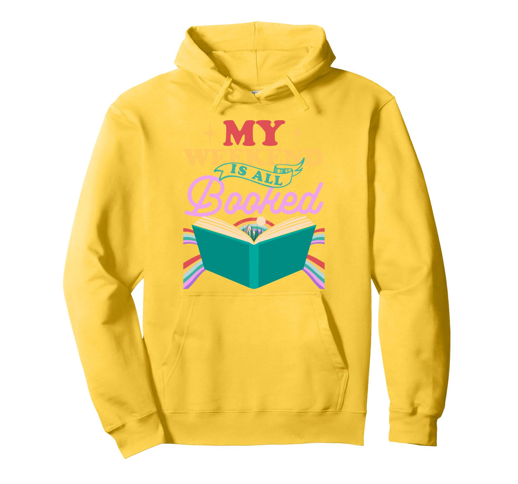 Bookworm Funny Book Pun Librarian Hoodie - Custom Art Print Men Women - T-Shirt, Sweatshirt, Hoodie