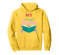 Bookworm Funny Book Pun Librarian Hoodie - Custom Art Print Men Women - T-Shirt, Sweatshirt, Hoodie