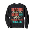 Book Lover Bookworm Storytelling Sweatshirt - Streetwear Style for Adults - T-Shirt, Sweatshirt, Hoodie