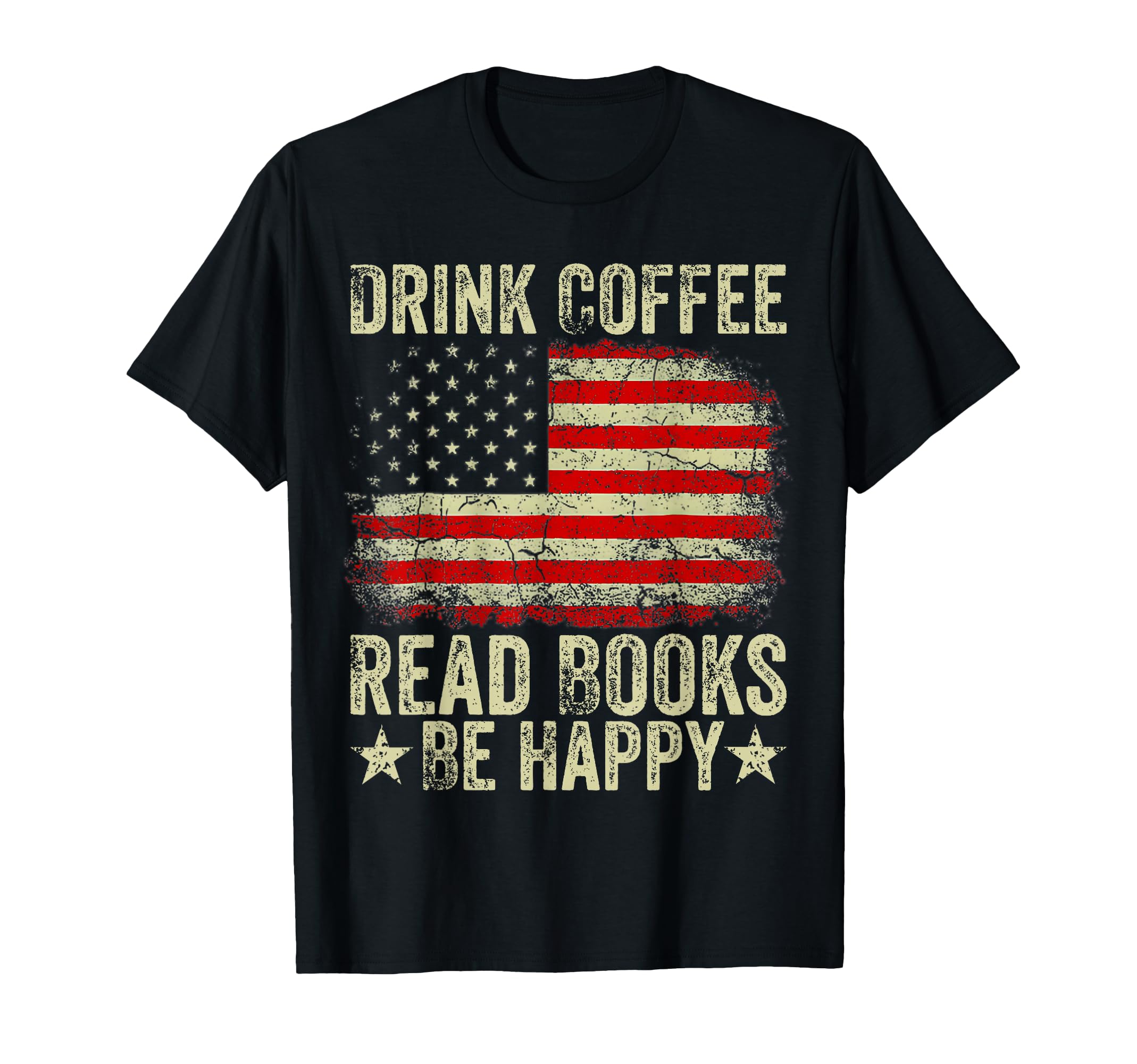 Funny Mom American Flag Drink Coffee T-Shirt - Trendy Graphic Men Women - T-Shirt, Sweatshirt, Hoodie