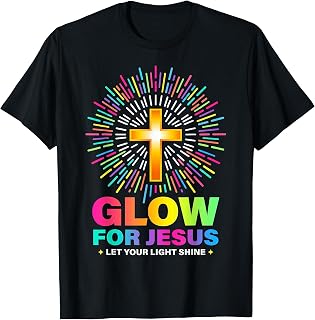 Glow for Jesus Let Your Light Shine VBS 2026 T-Shirt Unisex T-shirt, Sweatshirt, Hoodie, Long Sleeve Tee - T-Shirt, Sweatshirt, Hoodie
