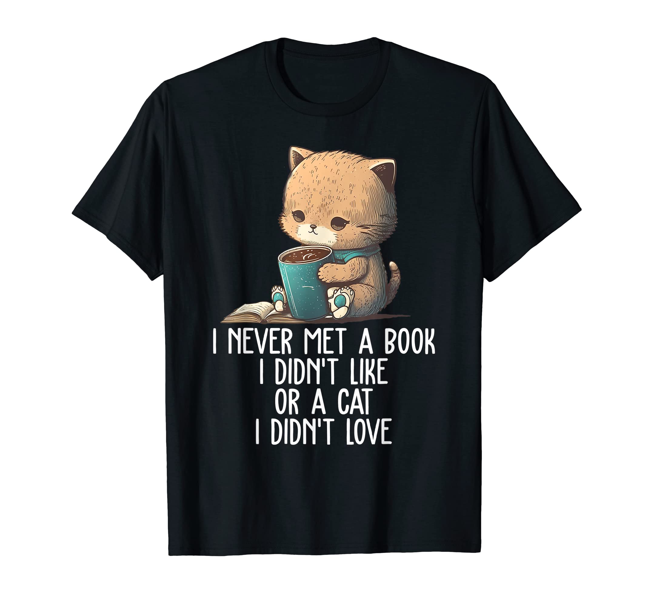 Cat Book Kawaii Book Lover Book Nerd T-Shirt - Streetwear Style Men Women - T-Shirt, Sweatshirt, Hoodie