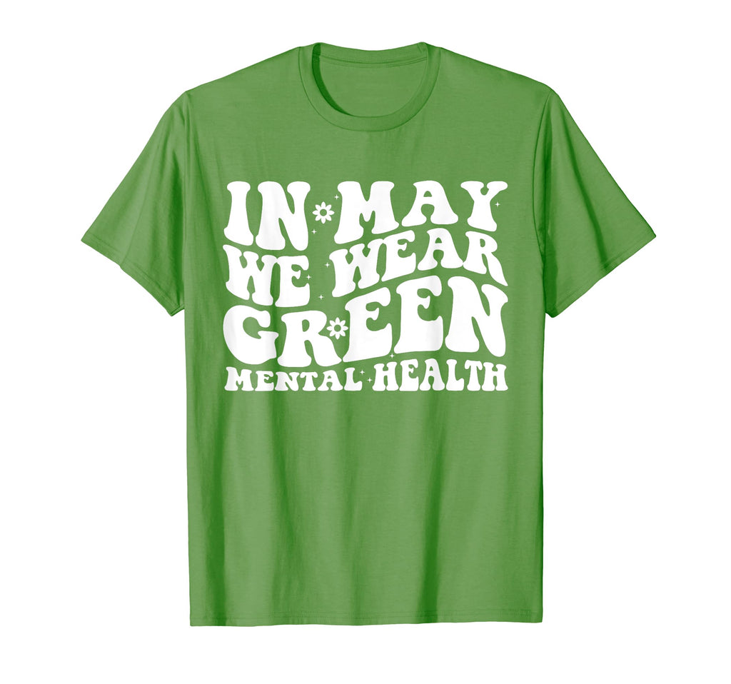 May I Wear Green Mental Health Awareness T-Shirt - Aesthetic Graphic Unisex - T-Shirt, Sweatshirt, Hoodie