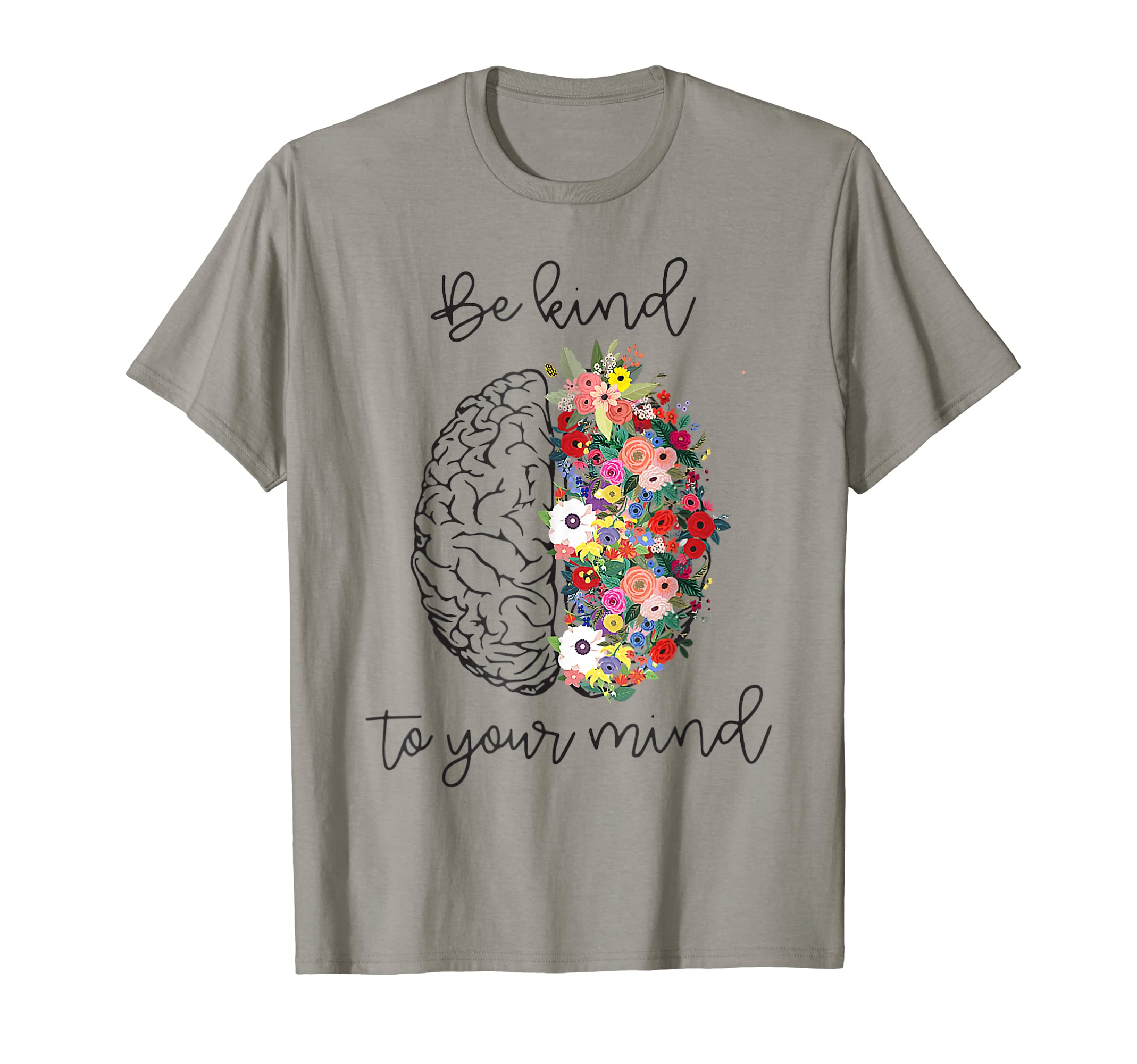 Be Funny Kind To Your Mind Mental T-Shirt - Minimalist Print Men Women - T-Shirt, Sweatshirt, Hoodie