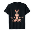 Meditation Sphynx Yoga Pose Relaxing T-Shirt - Custom Art Print Men Women - T-Shirt, Sweatshirt, Hoodie