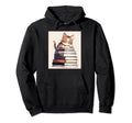 Nerd Cat Books Book And Cat Lover Hoodie - Casual Everyday Wear for Adults - T-Shirt, Sweatshirt, Hoodie
