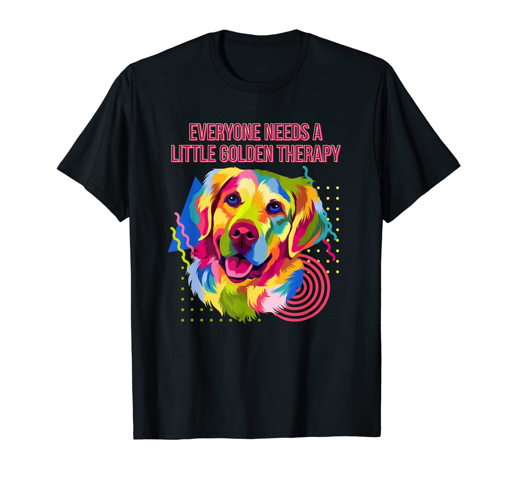 Everyone Needs Little Golden Therapy T-Shirt - Minimalist Print for Adults - T-Shirt, Sweatshirt, Hoodie
