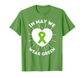 May We Wear Green Mental Health Awareness T-Shirt - Minimalist Print Unisex - T-Shirt, Sweatshirt, Hoodie