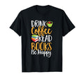 Library Reading Bookworm Drink Coffee T-Shirt - Novelty Apparel Men Women - T-Shirt, Sweatshirt, Hoodie