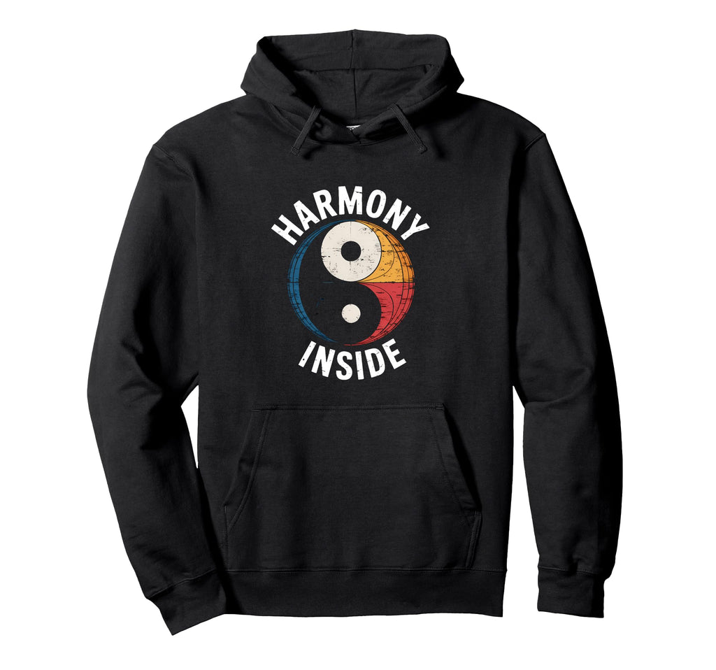 Qi Gong Energy Flow Balance Hoodie - Fun Novelty Design for Adults - T-Shirt, Sweatshirt, Hoodie