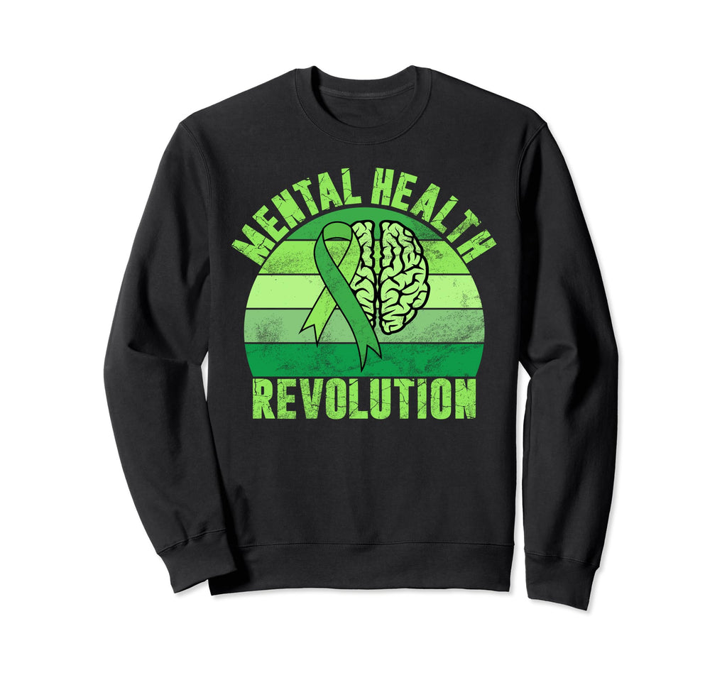 Mental Health Revolution Mental Health Sweatshirt - Custom Art Print Unisex - T-Shirt, Sweatshirt, Hoodie