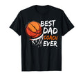 Best Dad Coach Ever Basketball Funny T-Shirt - Minimalist Print Men Women - T-Shirt, Sweatshirt, Hoodie