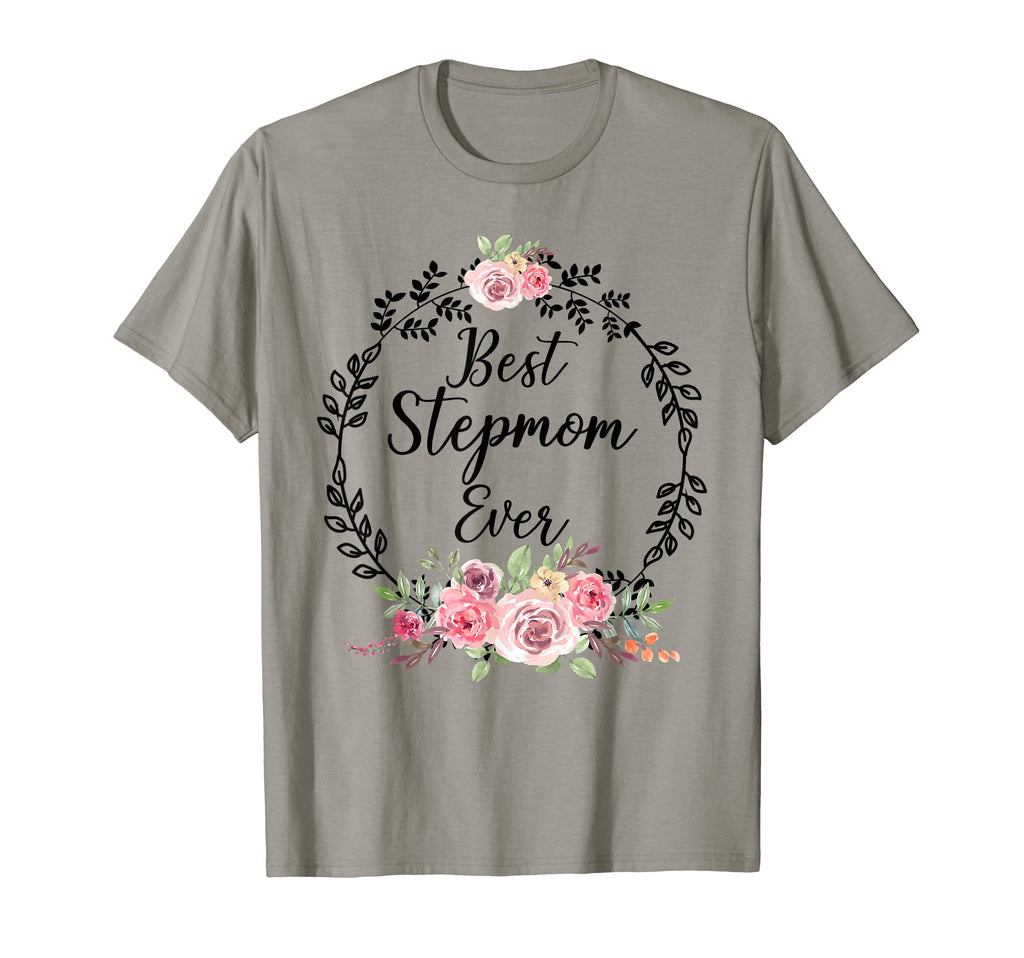 Best Stepmom Ever Floral Decoration Step T-Shirt - Unique Graphic Unisex - T-Shirt, Sweatshirt, Hoodie