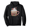 Hot Cocoa Bookstore Book Lover Art Hoodie - Graphic Print Unisex - T-Shirt, Sweatshirt, Hoodie