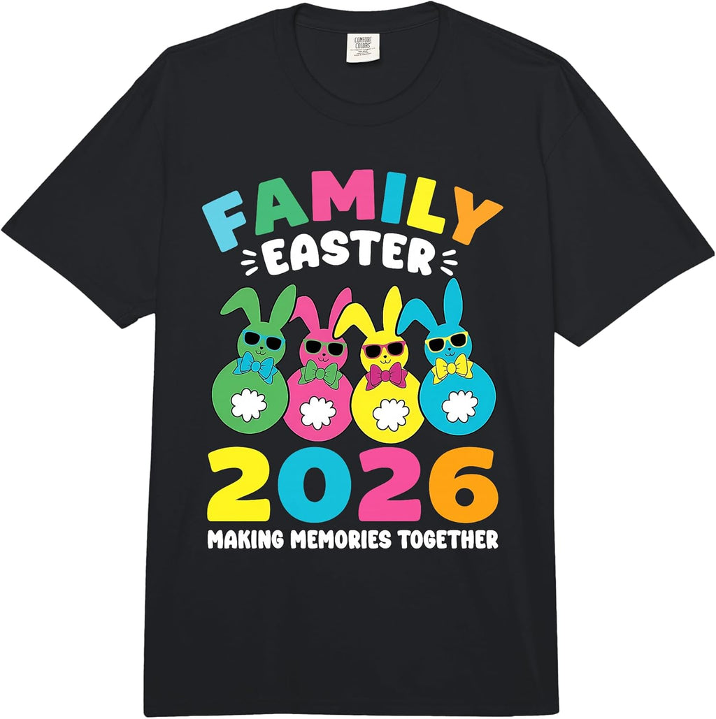 Family Easter 2026 Easter Day Matching Shirts Unisex T-shirt, Sweatshirt, Hoodie, Long Sleeve Tee - T-Shirt, Sweatshirt, Hoodie