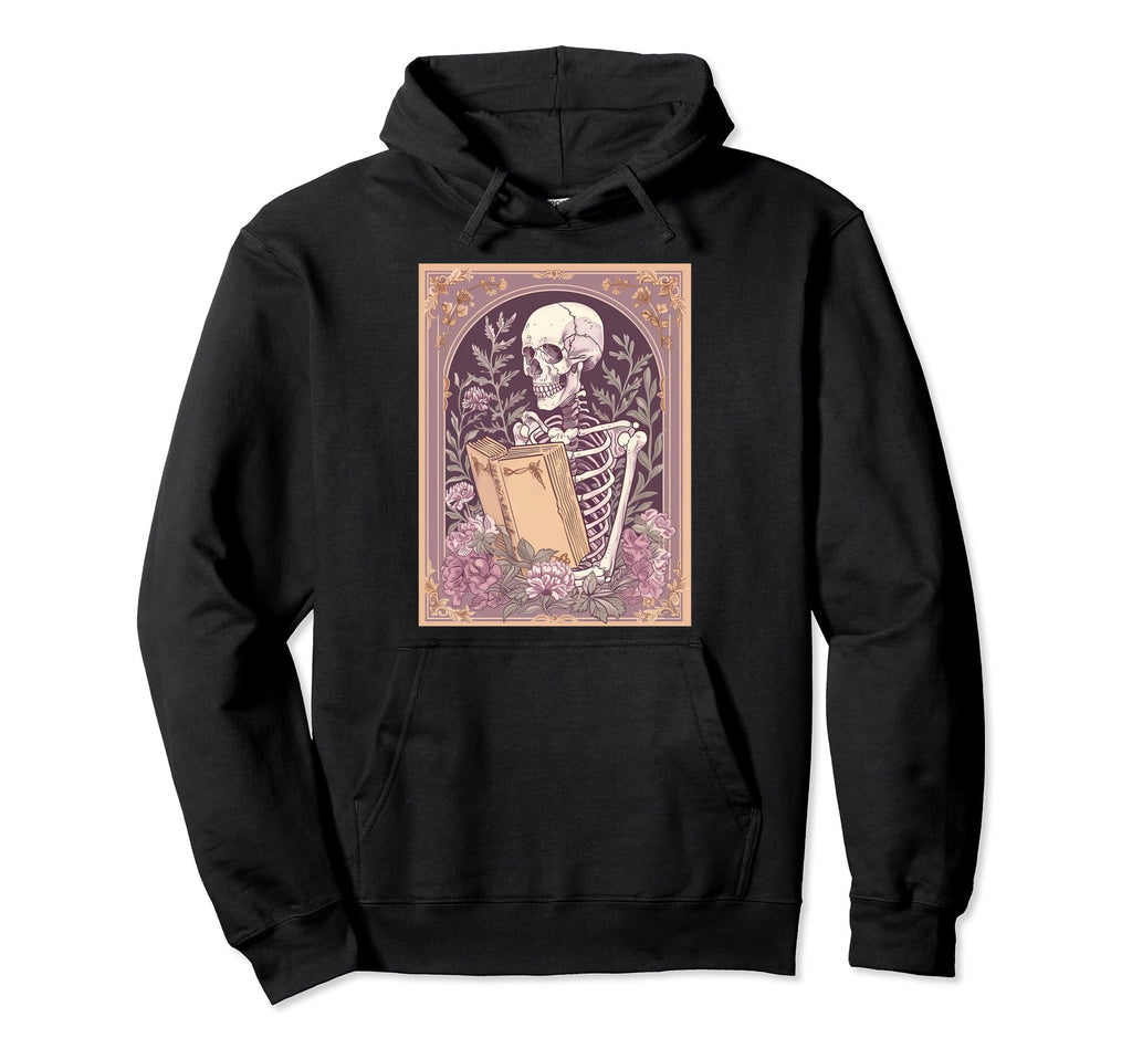 Reader Tarot Card Librarian Emo Goth Hoodie - Streetwear Style Unisex - T-Shirt, Sweatshirt, Hoodie