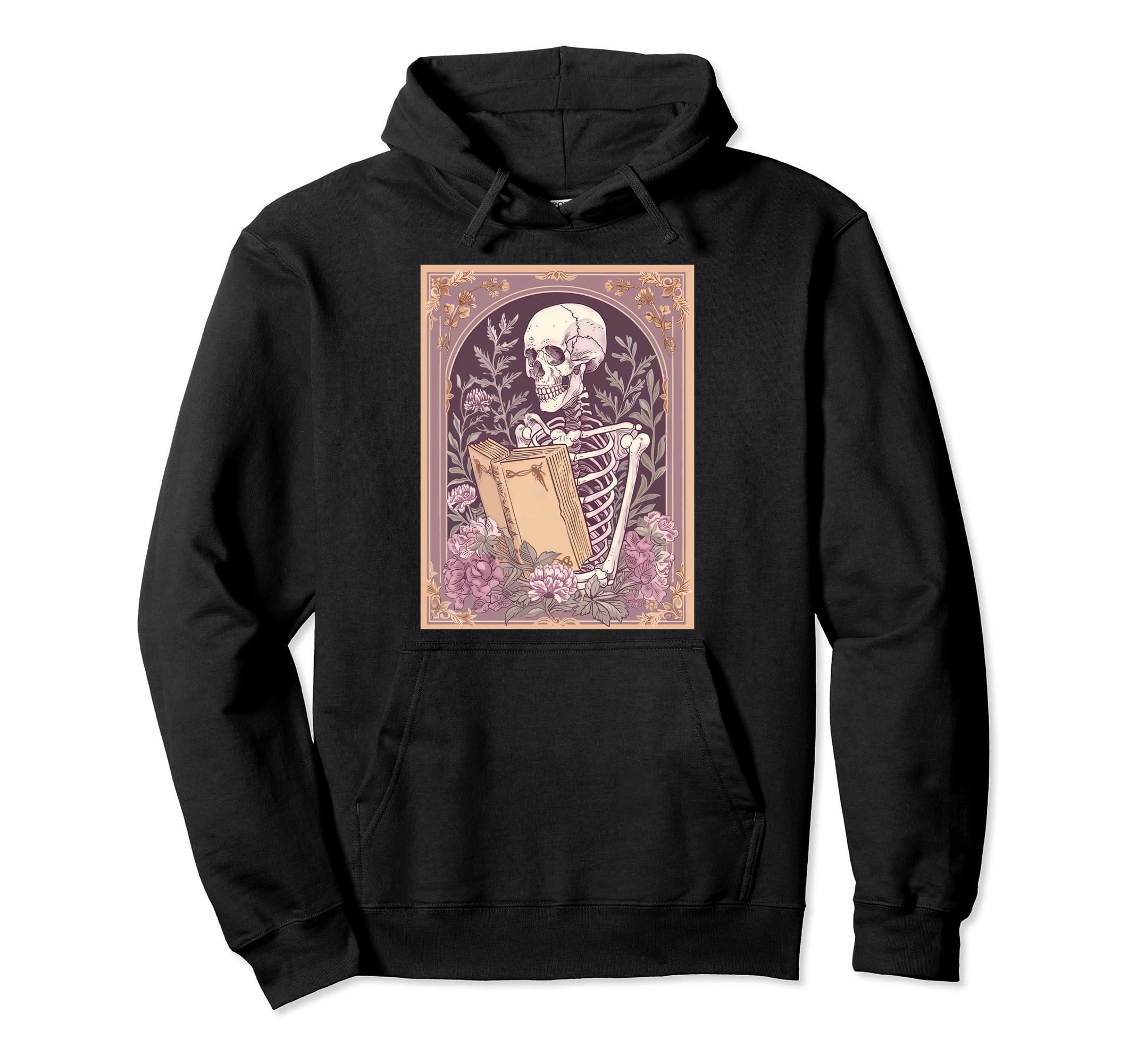 Reader Tarot Card Librarian Emo Goth Hoodie - Streetwear Style Unisex - T-Shirt, Sweatshirt, Hoodie