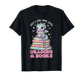 Just Who Loves Dragons Books Dragon T-Shirt - Minimalist Print for Adults - T-Shirt, Sweatshirt, Hoodie