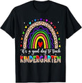 Good Day to Teach Kindergarten Leopard First Day 1st Teacher T-Shirt Unisex T-shirt, Sweatshirt, Hoodie, Long Sleeve Tee - T-Shirt, Sweatshirt, Hoodie