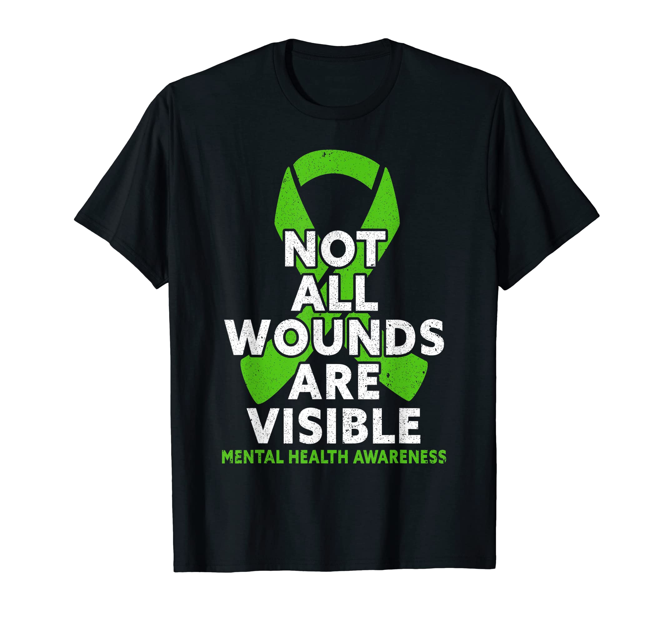 Not All Wounds Are Visible Mental T-Shirt - Trendy Graphic Men Women - T-Shirt, Sweatshirt, Hoodie
