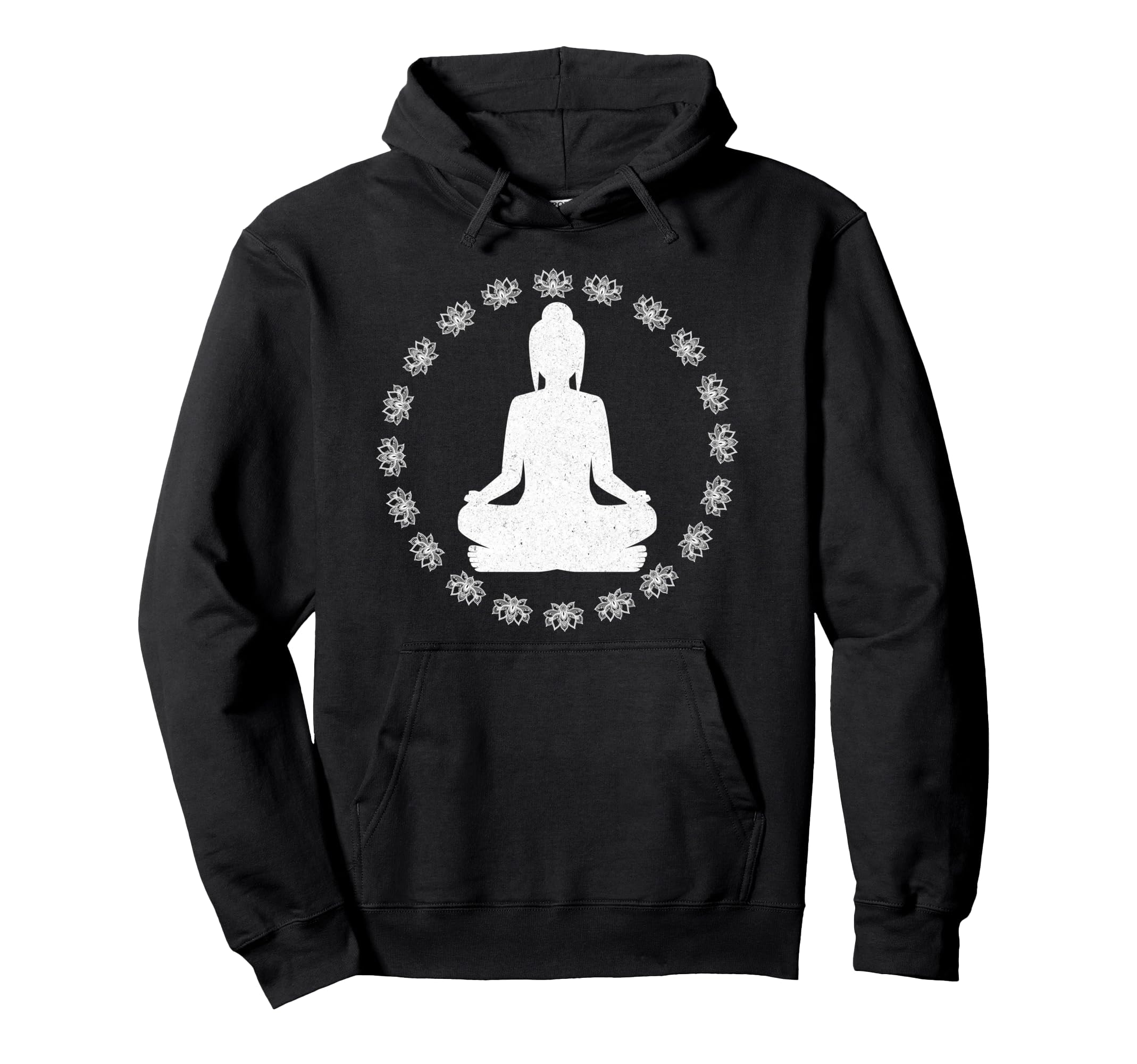 Yoga Spiritual Meditation Pose Hoodie - Casual Everyday Wear Men Women - T-Shirt, Sweatshirt, Hoodie