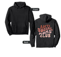 Anti Social Moms Club Back Introvert Hoodie - Trendy Graphic Unisex - T-Shirt, Sweatshirt, Hoodie