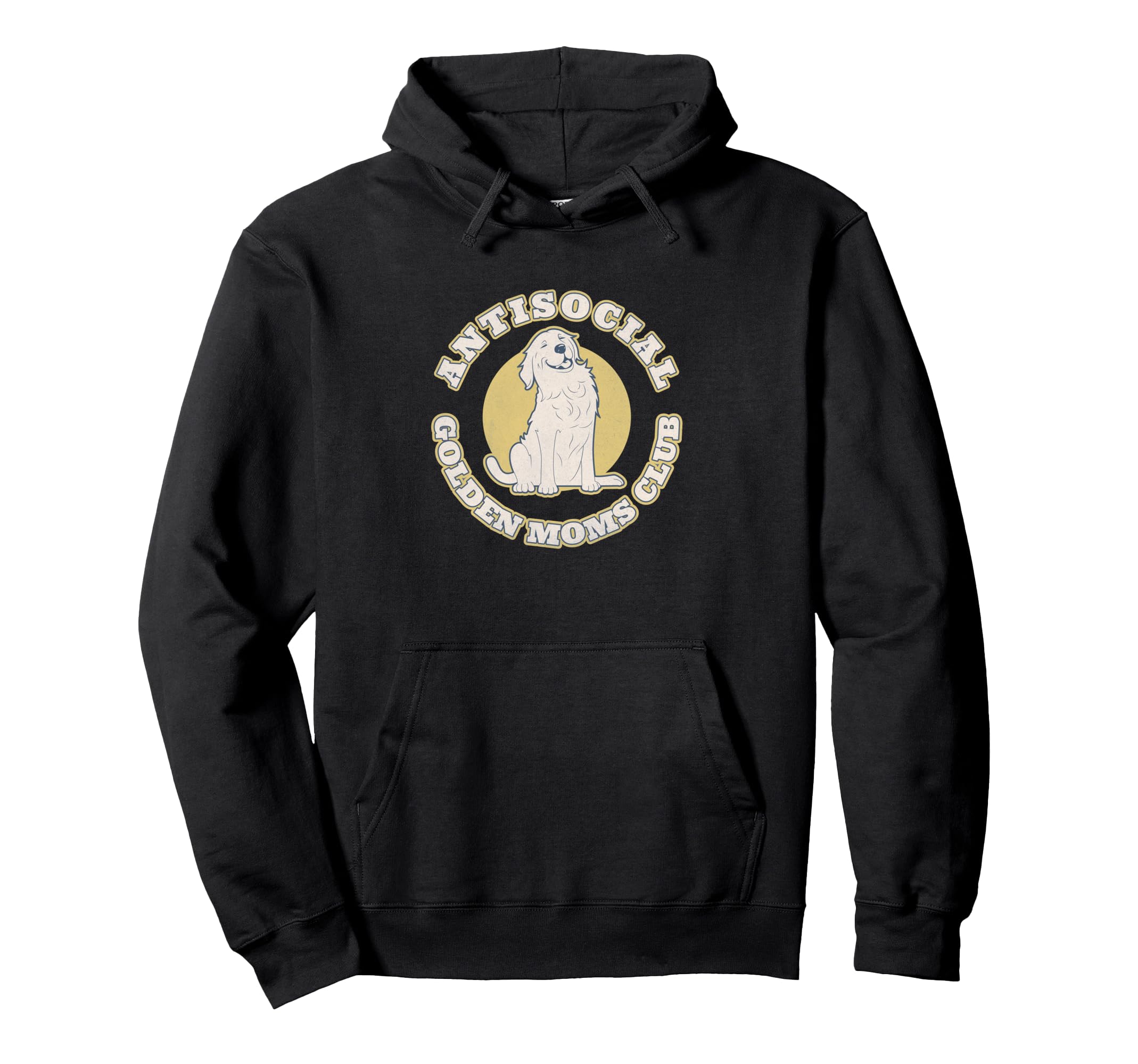 Antisocial Golden Moms Club Introvert Hoodie - Streetwear Style for Adults - T-Shirt, Sweatshirt, Hoodie