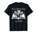 Book Dragon Fly Dragon Or Die Dragon T-Shirt - Casual Everyday Wear Unisex - T-Shirt, Sweatshirt, Hoodie