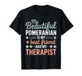 Pomeranian Dogs Puppies Friend Therapy T-Shirt - Trendy Graphic for Adults - T-Shirt, Sweatshirt, Hoodie