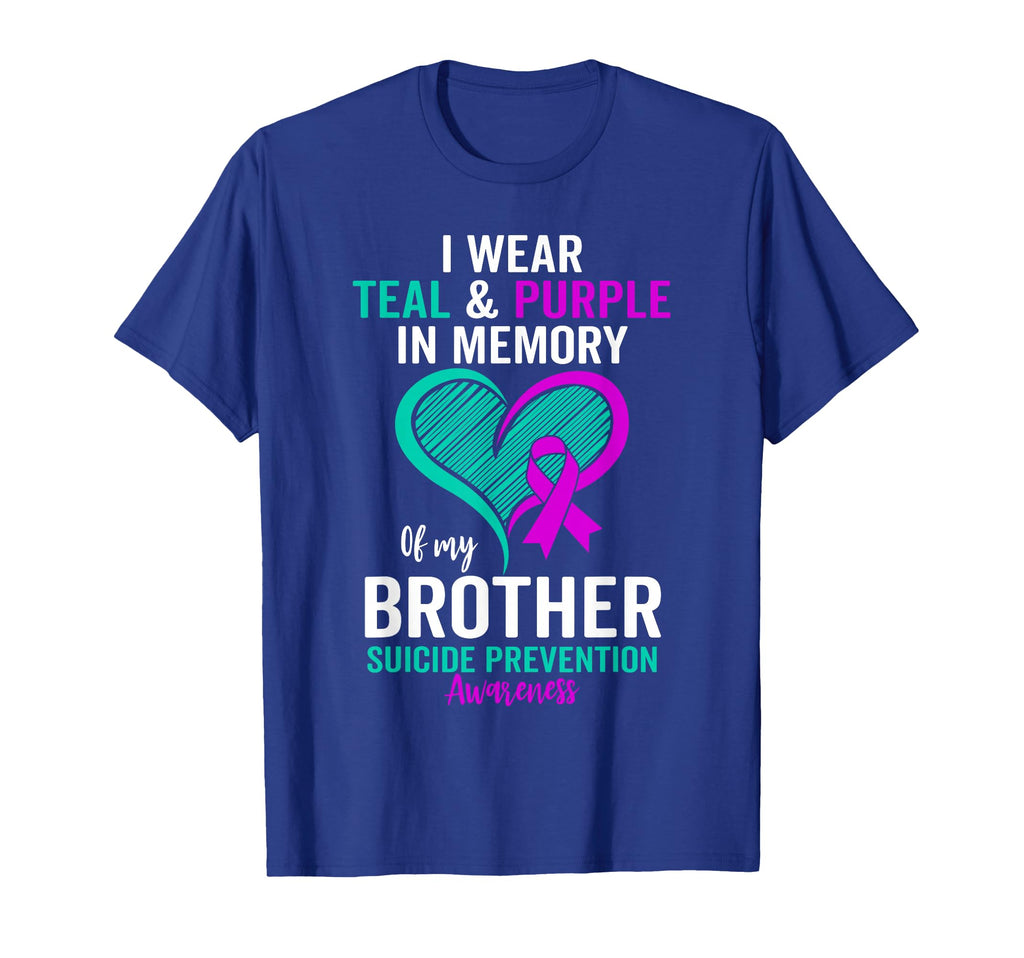 I Wear Teal And Purple Memory My T-Shirt - Fun Novelty Design Unisex - T-Shirt, Sweatshirt, Hoodie