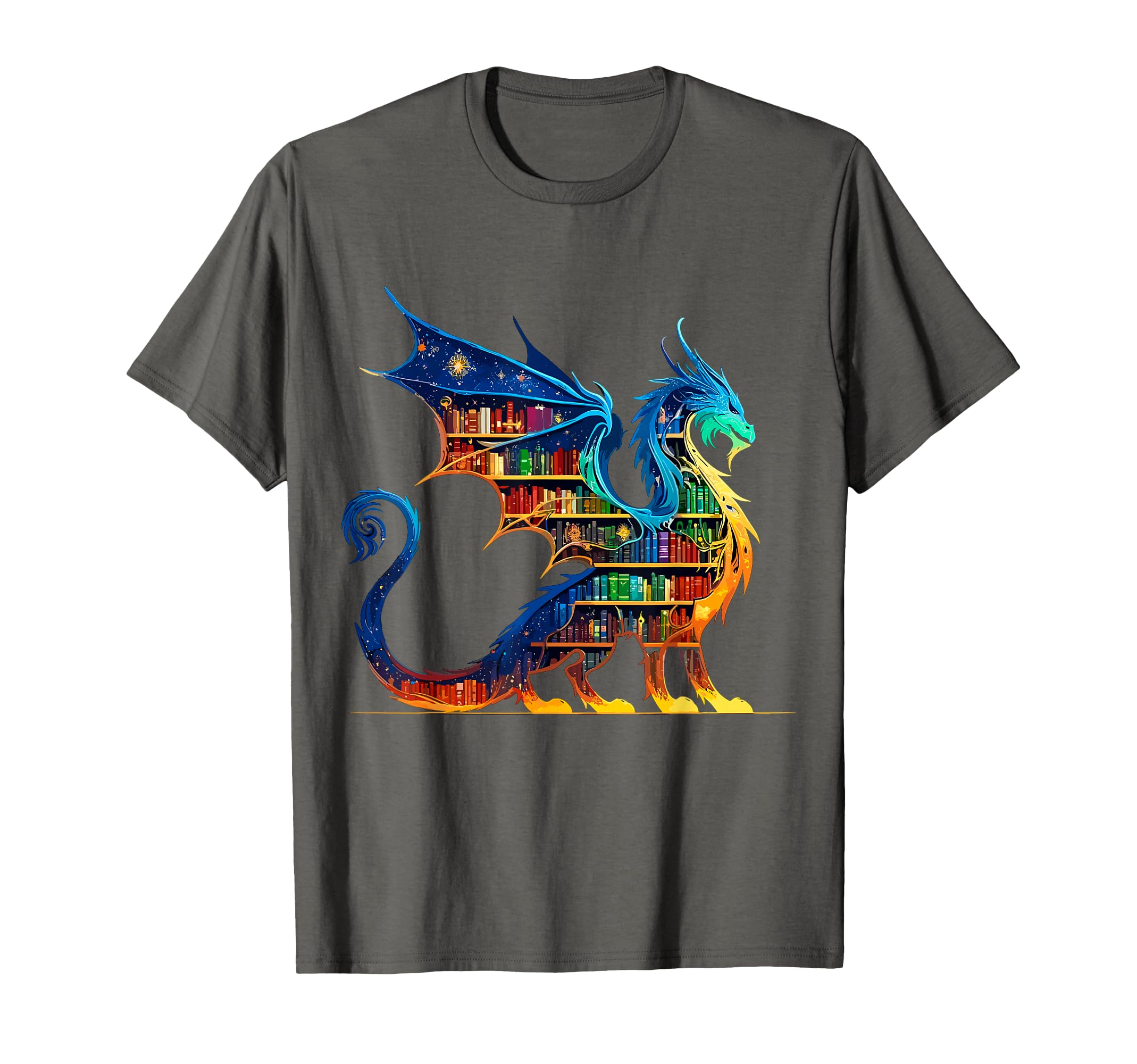 Book Dragon Reading Book Lover T-Shirt - Trendy Graphic for Adults - T-Shirt, Sweatshirt, Hoodie