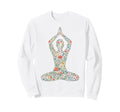 Yoga Meditation Lotus Pose Namaste Sweatshirt - Novelty Apparel Men Women - T-Shirt, Sweatshirt, Hoodie