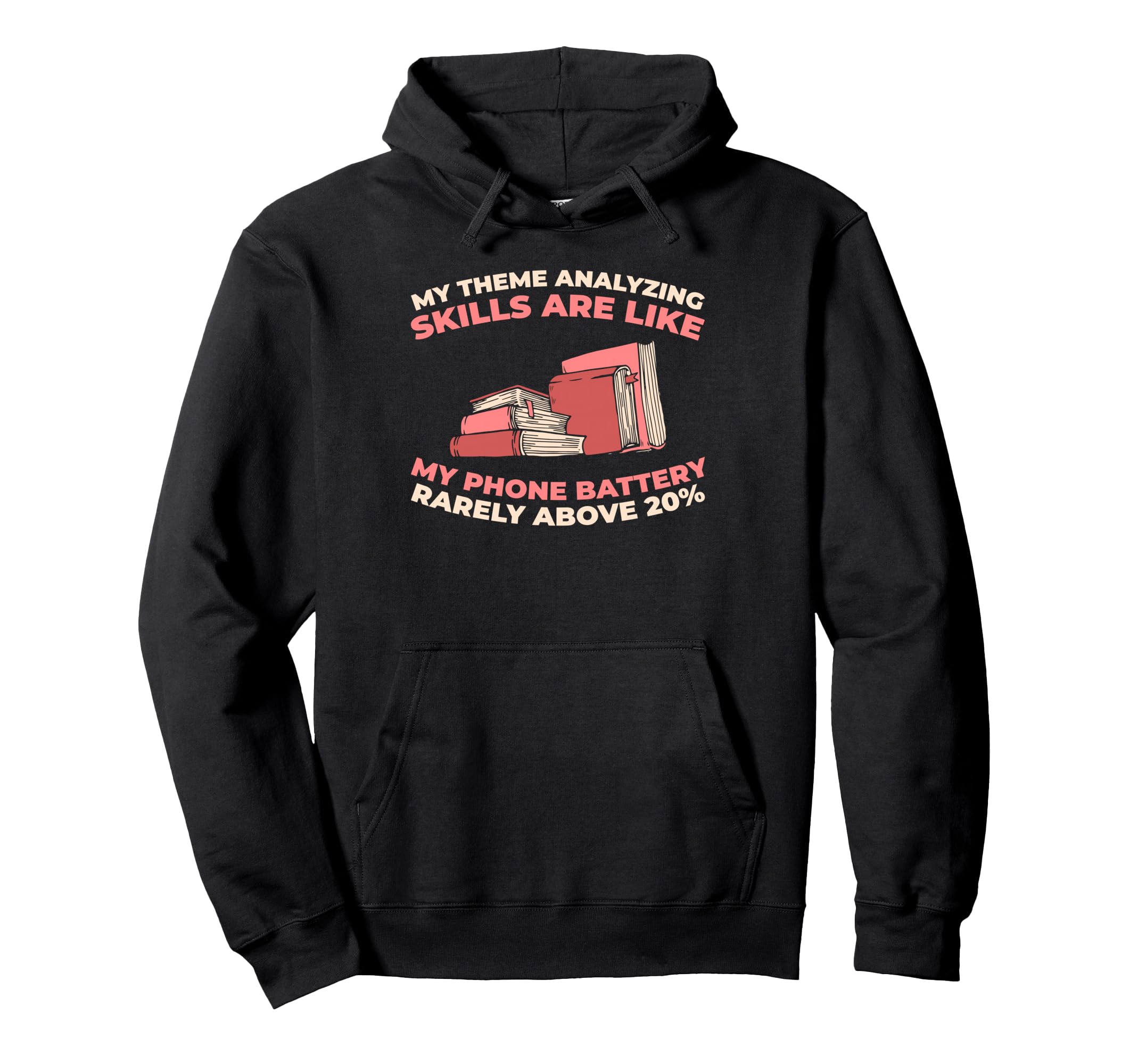 Educator School Education Literature Hoodie - Minimalist Print Unisex - T-Shirt, Sweatshirt, Hoodie