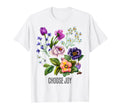Choose Joy Christian Floral Summer T-Shirt - Casual Everyday Wear Unisex - T-Shirt, Sweatshirt, Hoodie