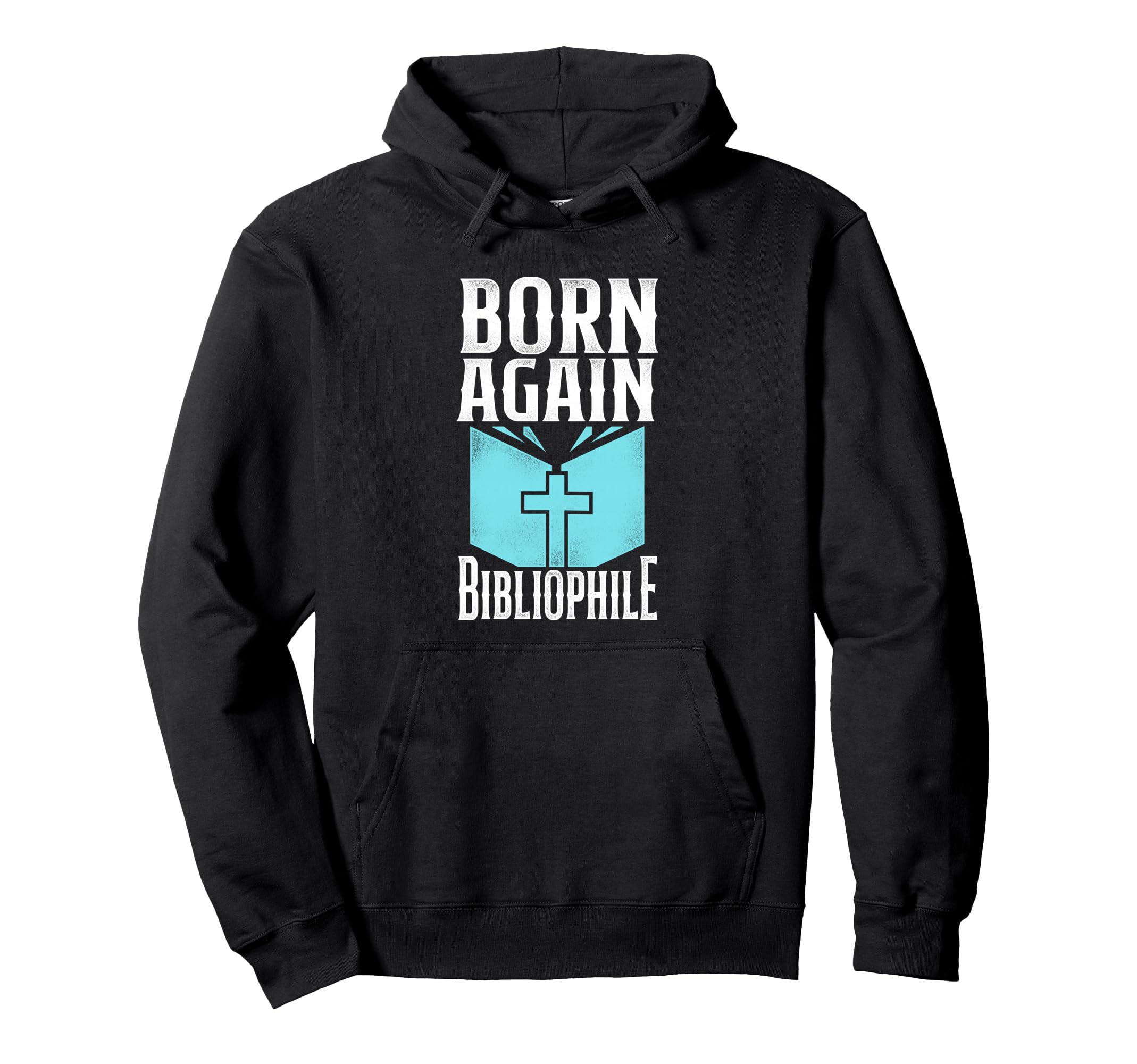 Born Again Bibliophile Religion Hoodie - Aesthetic Graphic for Adults - T-Shirt, Sweatshirt, Hoodie