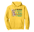 Reading Dragon Booktok Book Lover Hoodie - Casual Everyday Wear Unisex - T-Shirt, Sweatshirt, Hoodie