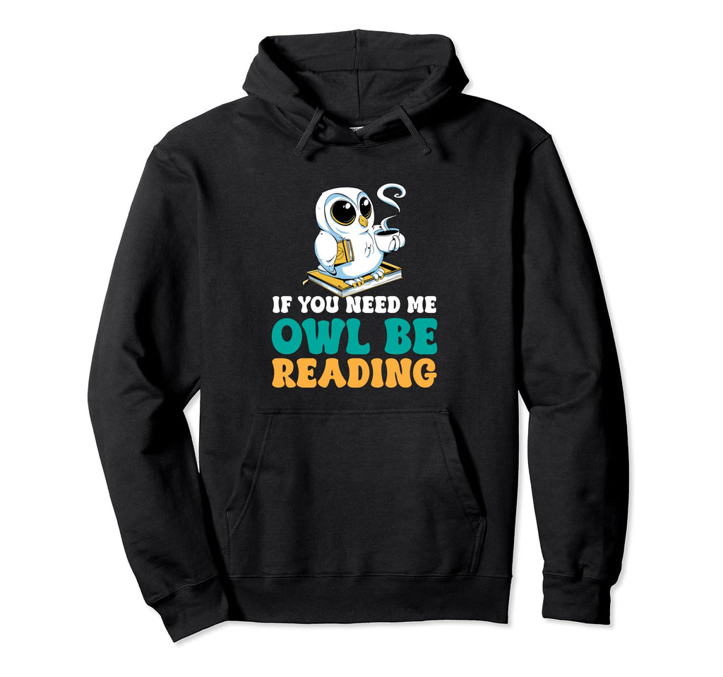 Reading Bibliophile Bookworm Hoodie - Minimalist Print for Adults - T-Shirt, Sweatshirt, Hoodie