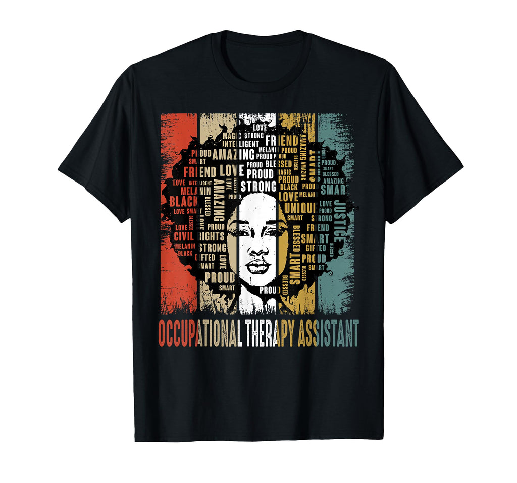Occupational Therapy Assistant Afro T-Shirt - Aesthetic Graphic Unisex - T-Shirt, Sweatshirt, Hoodie