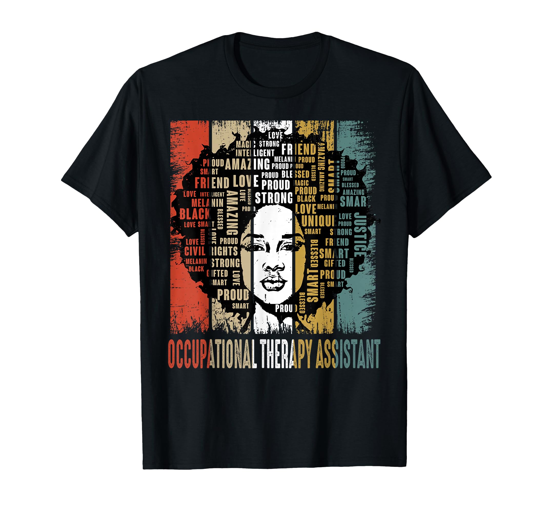 Occupational Therapy Assistant Afro T-Shirt - Aesthetic Graphic Unisex - T-Shirt, Sweatshirt, Hoodie