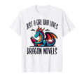 Dragon Fantasy Novels Books Reader T-Shirt - Novelty Apparel Men Women - T-Shirt, Sweatshirt, Hoodie