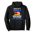 Never Try To Order Bookworm Words Go To Hoodie - Trendy Graphic Men Women - T-Shirt, Sweatshirt, Hoodie