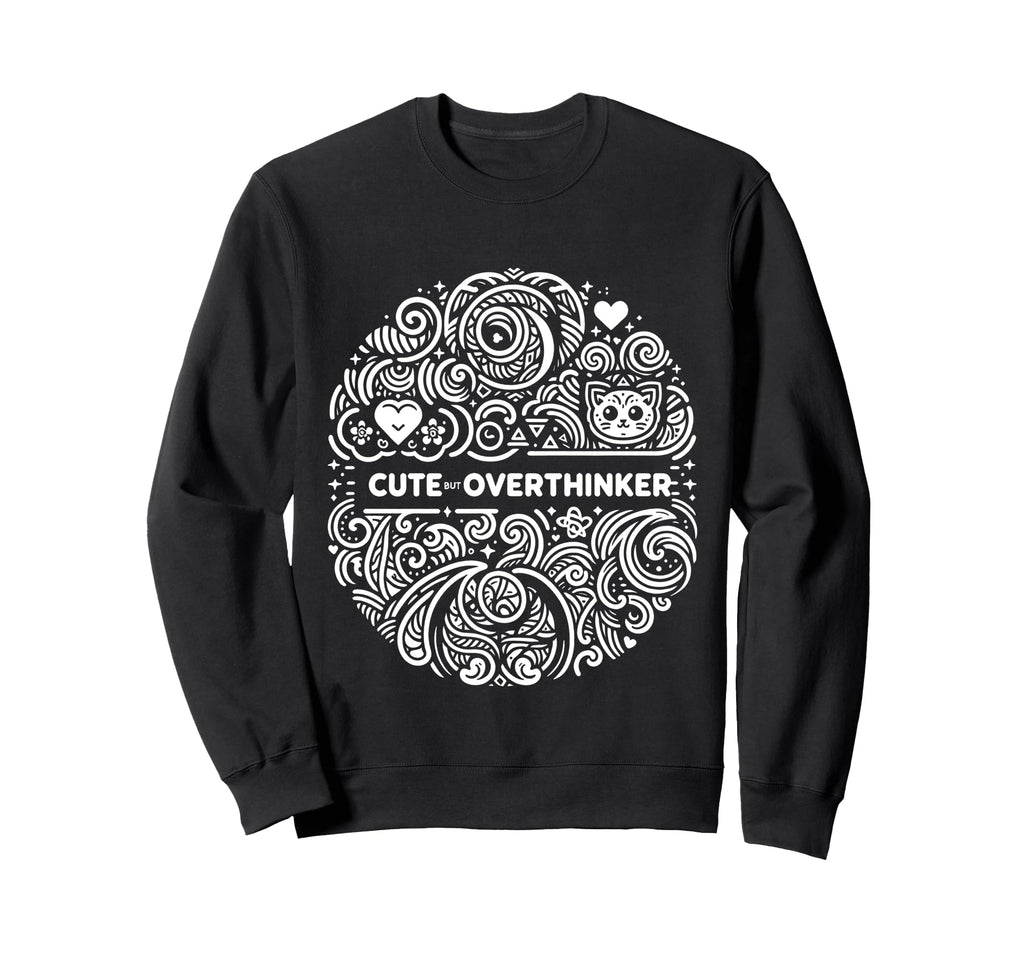 Overthinking Mind Self Awareness Sweatshirt - Custom Art Print Unisex - T-Shirt, Sweatshirt, Hoodie