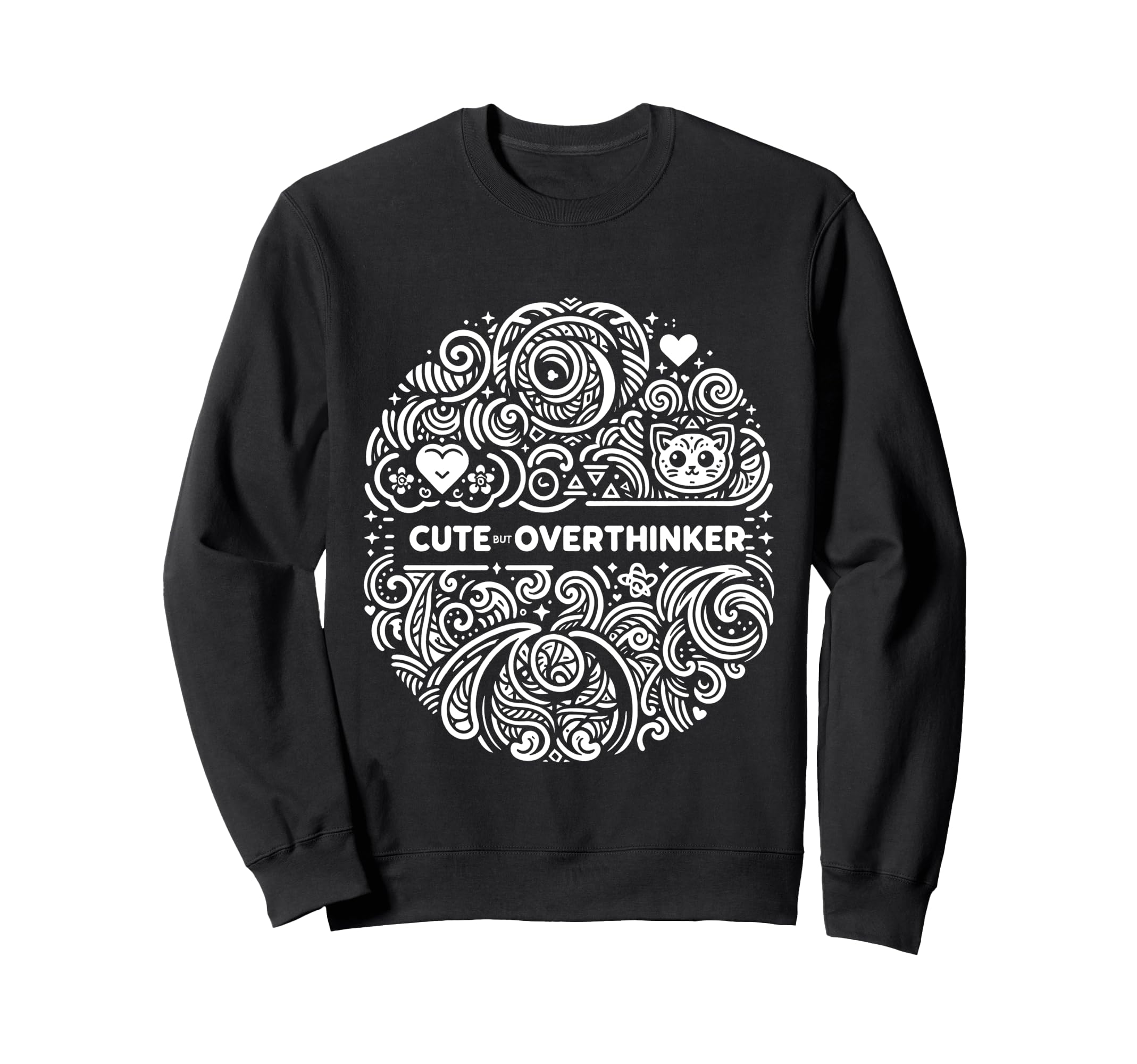 Overthinking Mind Self Awareness Sweatshirt - Custom Art Print Unisex - T-Shirt, Sweatshirt, Hoodie