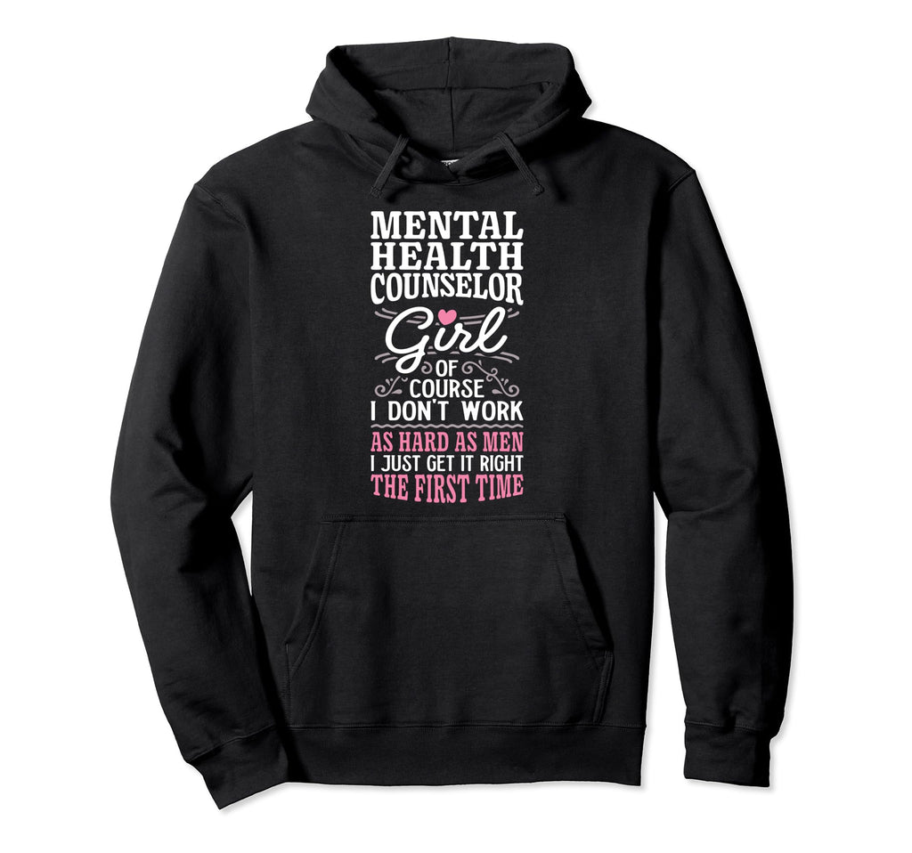 Dont Work As Hard As Mental Health Hoodie - Minimalist Print Unisex - T-Shirt, Sweatshirt, Hoodie