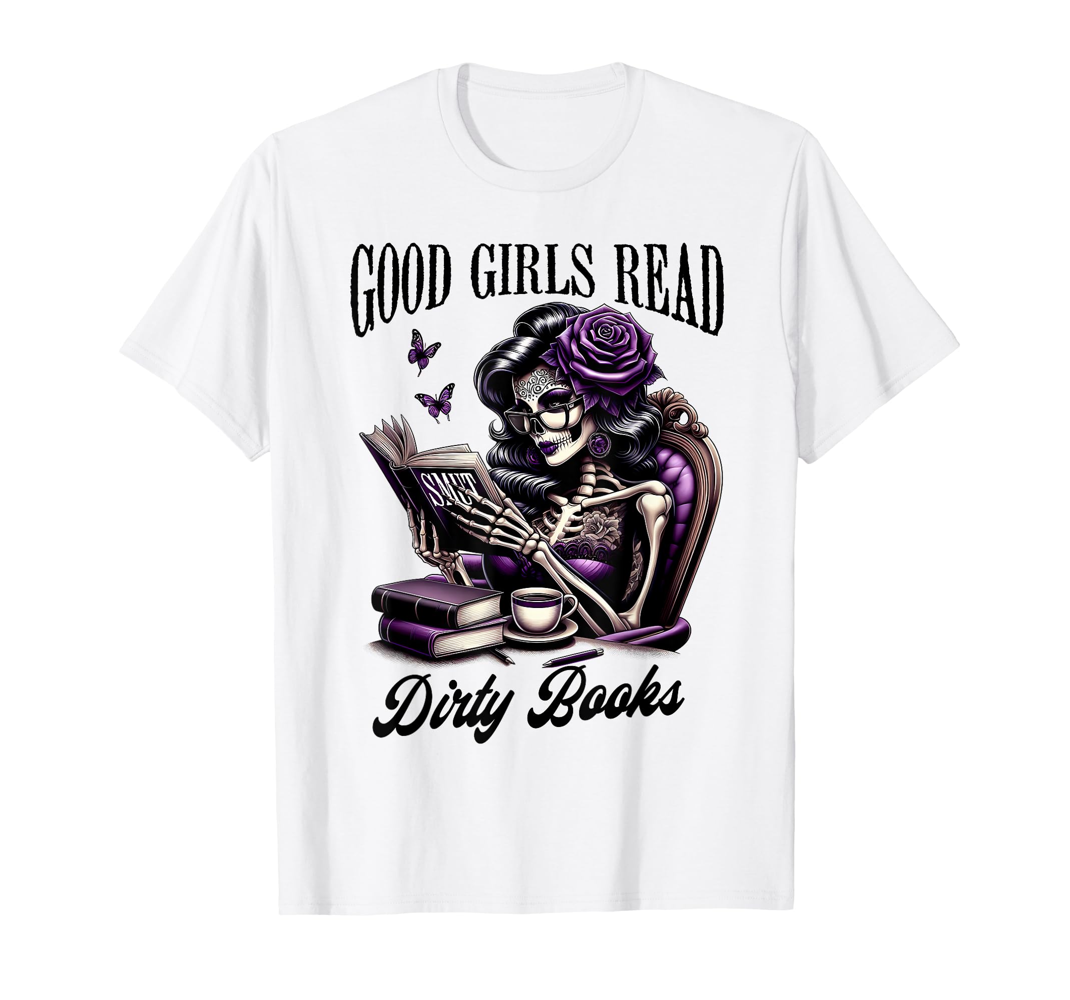 Smut Reader Spicy Book Romance Reader T-Shirt - Graphic Print for Adults - T-Shirt, Sweatshirt, Hoodie