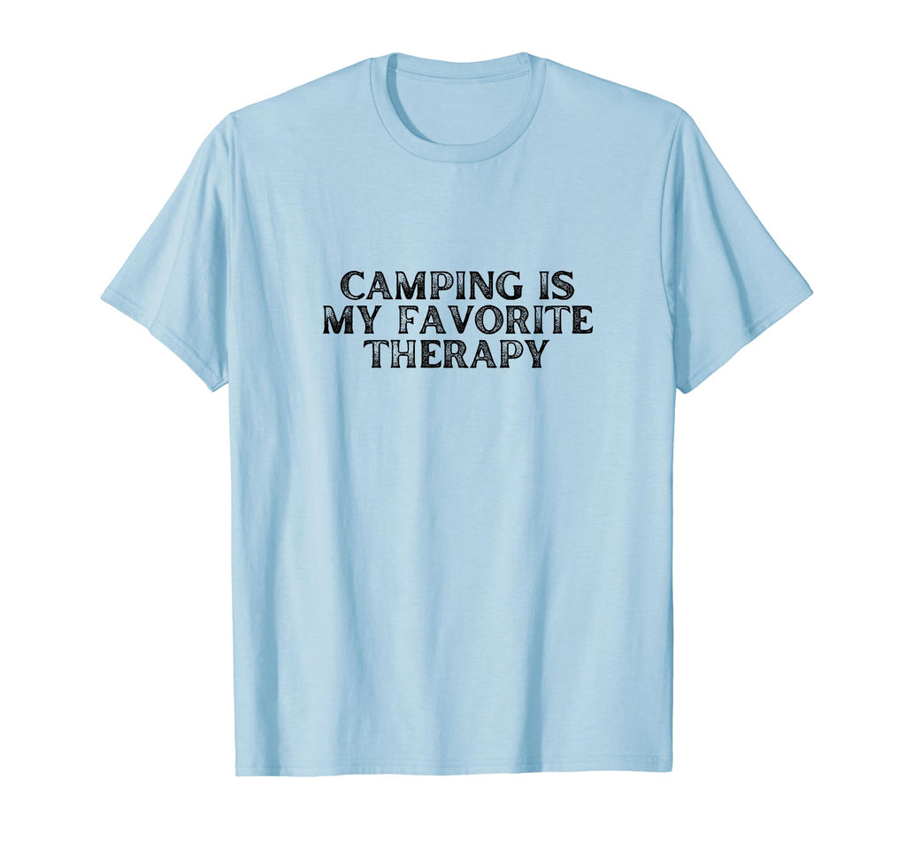 Funny Camping Is My Favorite Therapy T-Shirt - Trendy Graphic for Adults - T-Shirt, Sweatshirt, Hoodie