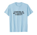 Funny Camping Is My Favorite Therapy T-Shirt - Trendy Graphic for Adults - T-Shirt, Sweatshirt, Hoodie