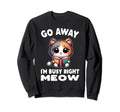 Reading Book Cat Library Reading Sweatshirt - Casual Everyday Wear Unisex - T-Shirt, Sweatshirt, Hoodie