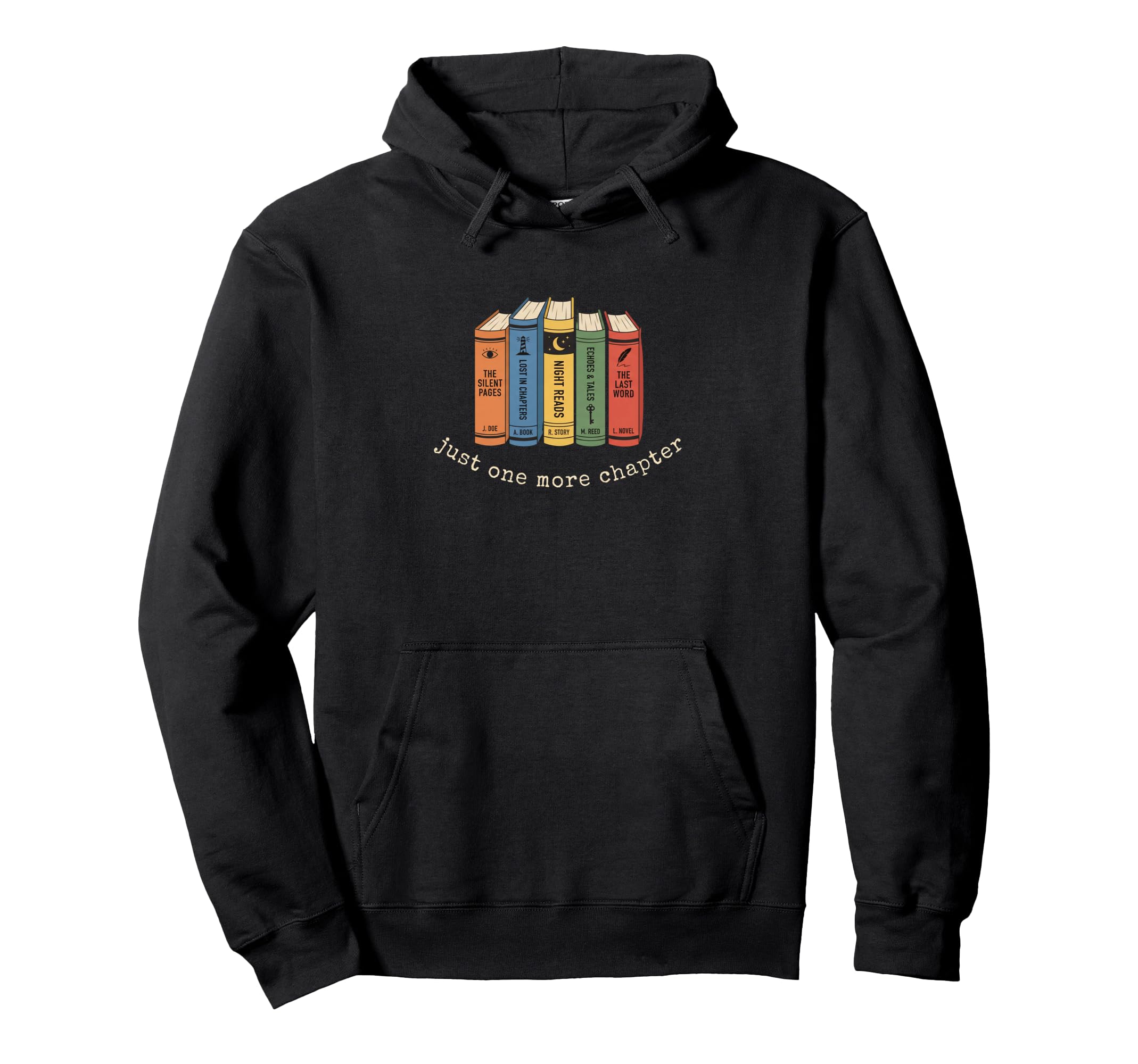 Silent Pages Lost Chapters Hoodie - Streetwear Style for Adults - T-Shirt, Sweatshirt, Hoodie